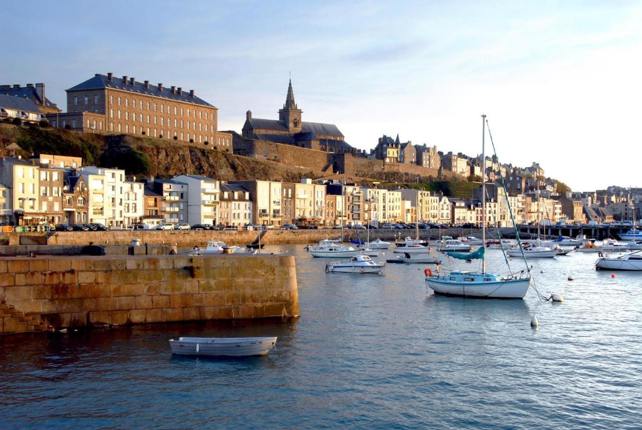 Appartement Villa Chausey, Vue Sur Le Port 格朗维尔 外观 照片